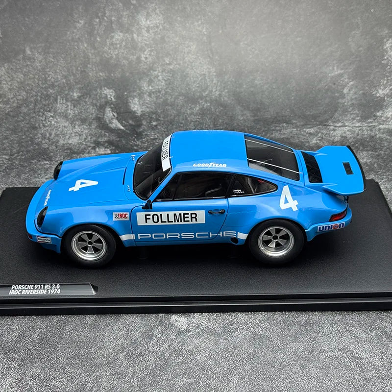 1:18 Porsche 911 RS 3.0 IROC No:4 Follmer IROC Reverside 1974