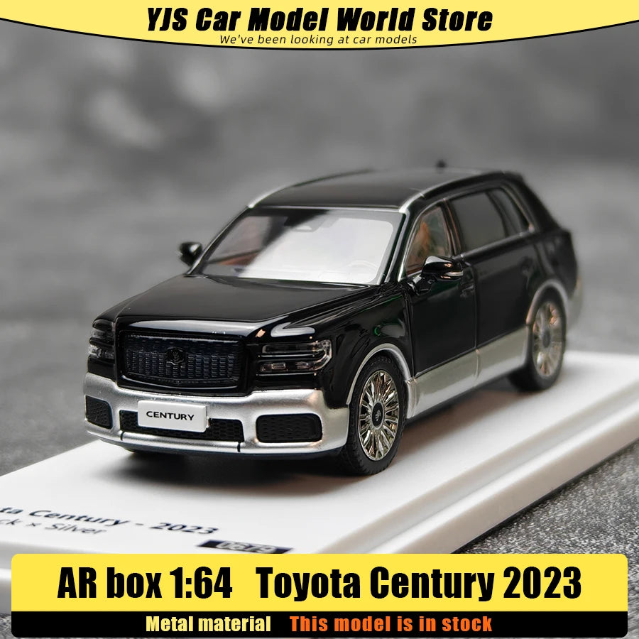 1:64 Toyota Century 2023 Black x Silver LHD