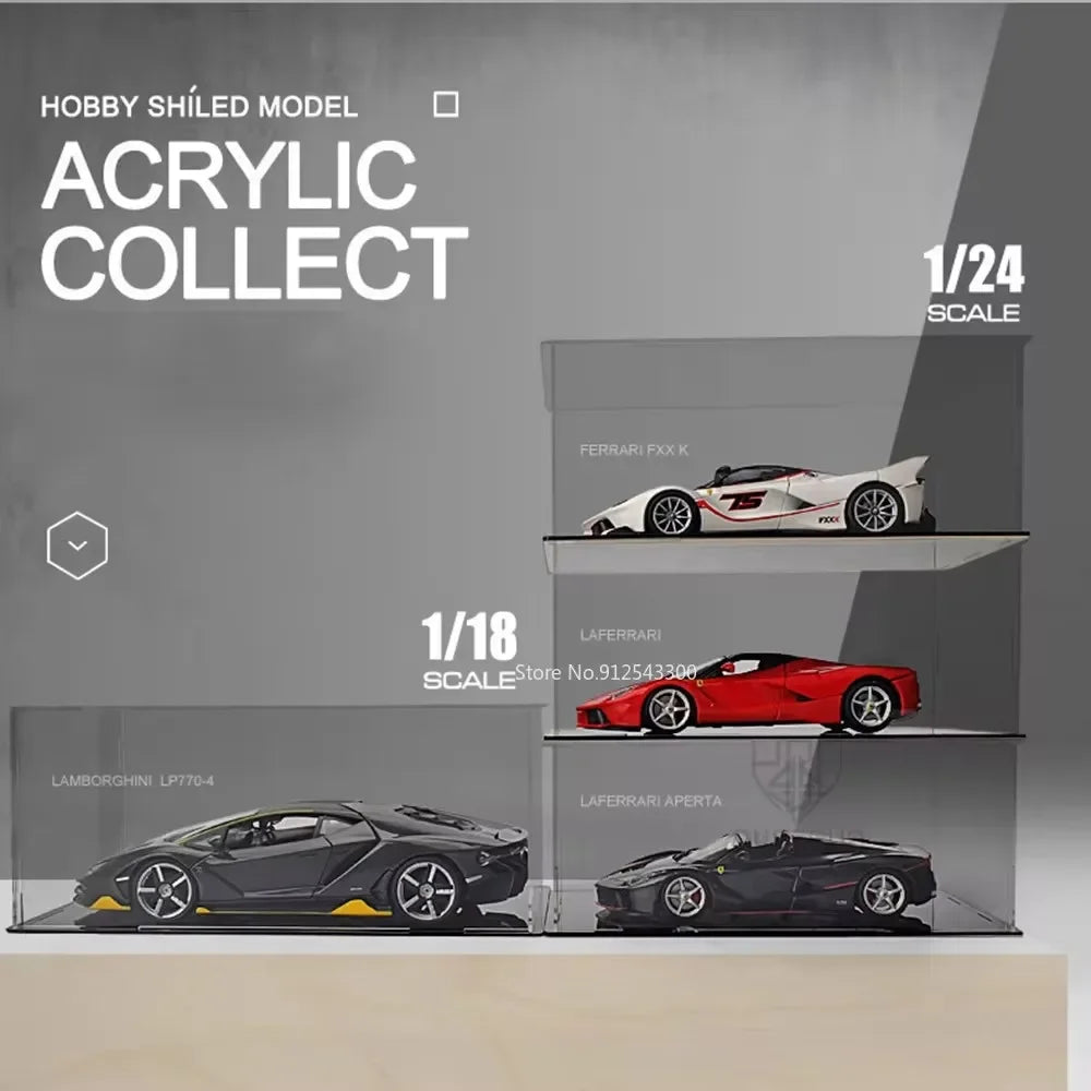 1:18 / 1:24 / 1:32 Acrylic Dustproof Display Case for Diecast Model
