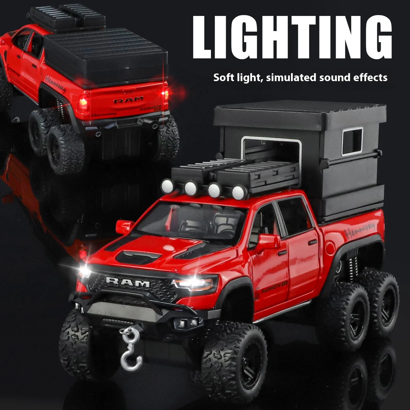 1:32 Dodge Tyrannosaurus 6X6 Pickup