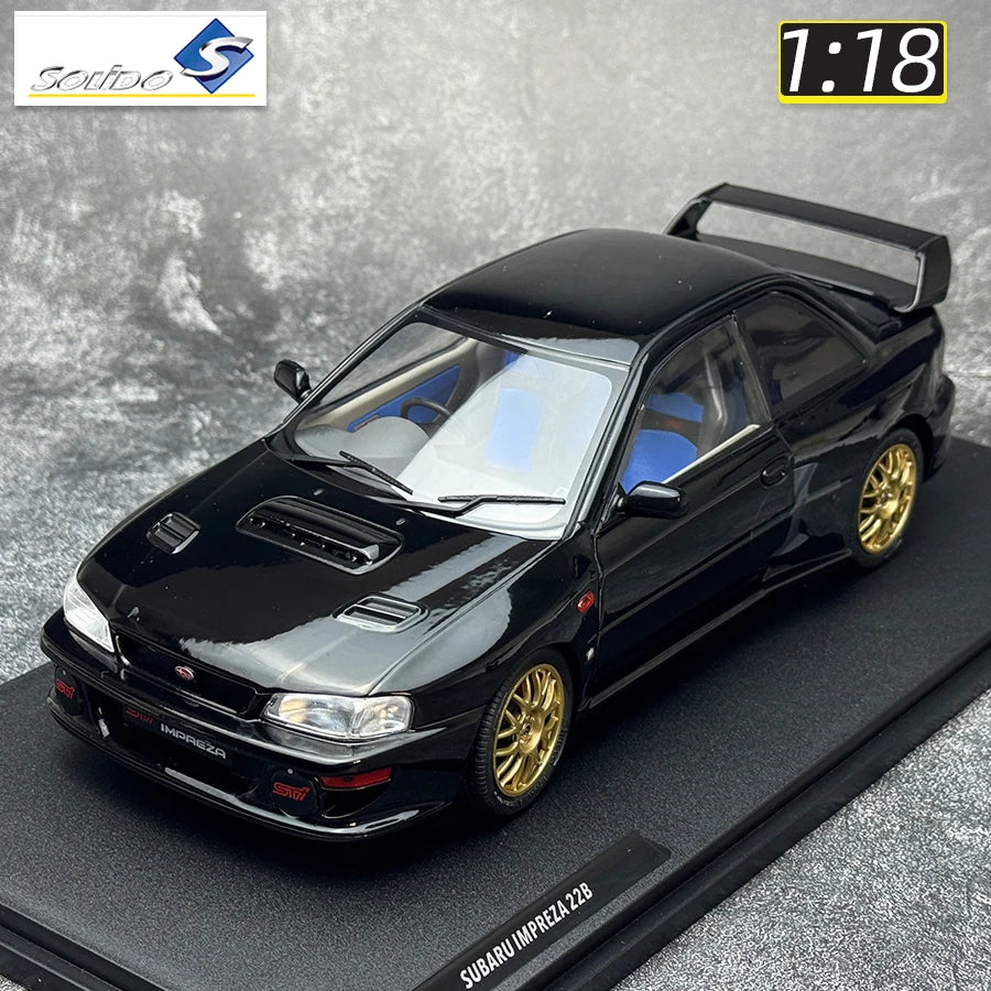 Solido 1/18 Subaru Impreza 22b Sports car Metal car model static decoration holiday gift collection