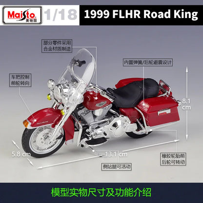 1:18 Harley Road King 1999 Flhr Road King Imitation