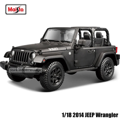Maisto 1:18 2014 JEEP Wrangler alloy car model crafts decoration collection toy tools gift models Multiple styles