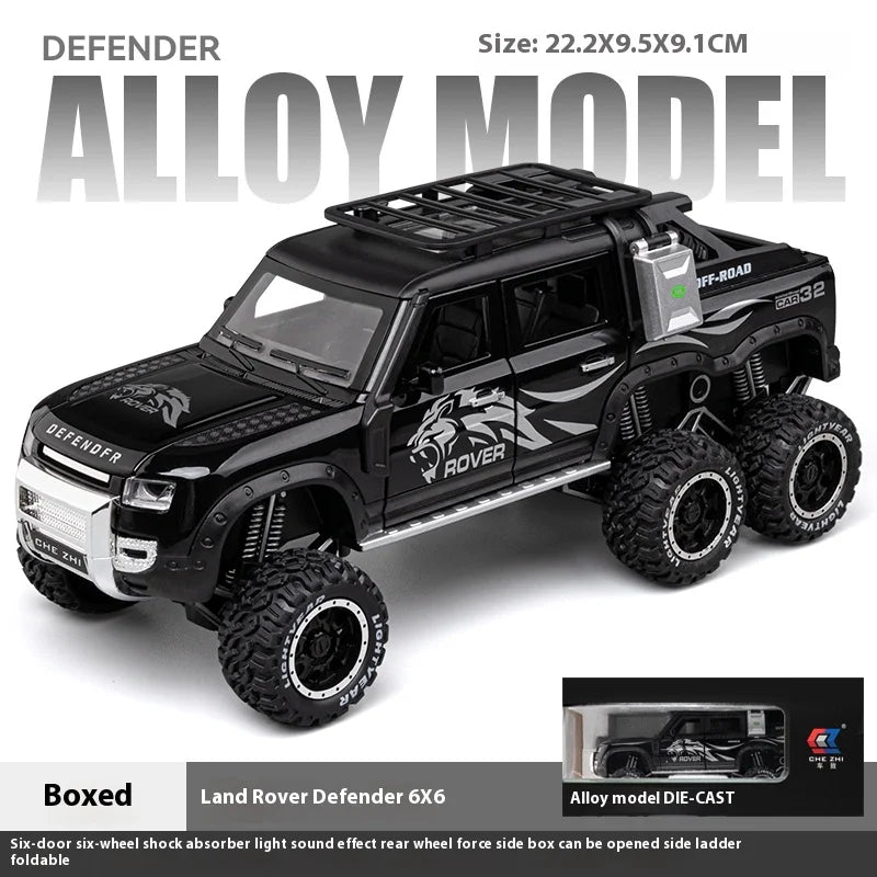 1:24 Land Rover Defender Six-Wheel