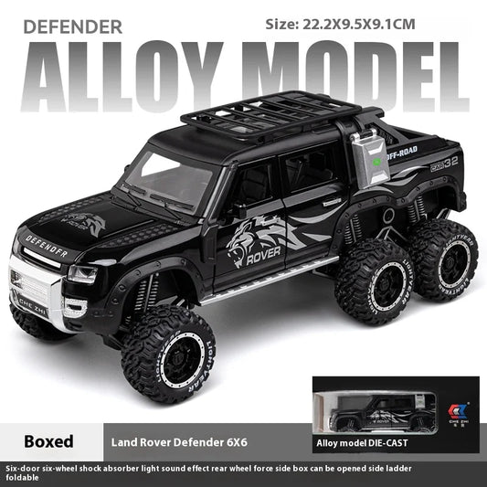 Land Rover Defender six roues 1:24