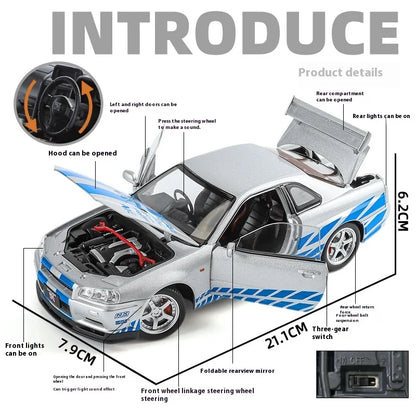 1:24 Nissan GTR-R34