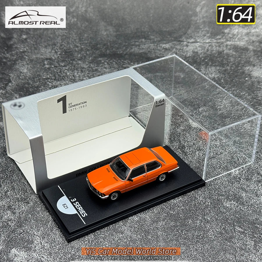 1:64 50 Years 7 GENERATIONS 3 Series 8 sets of car model static ornaments collection