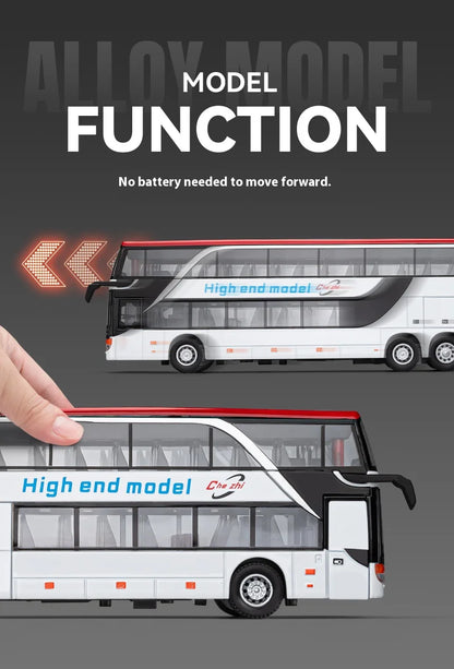 1:30 Business Long-distance Double-decker Bus