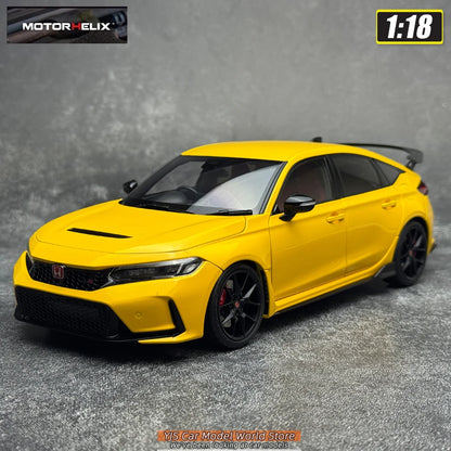 MOTORHELIX 1/18 Honda Civic Type R FL5  Die-casting  automotive model  collection  static display piece  holiday gift
