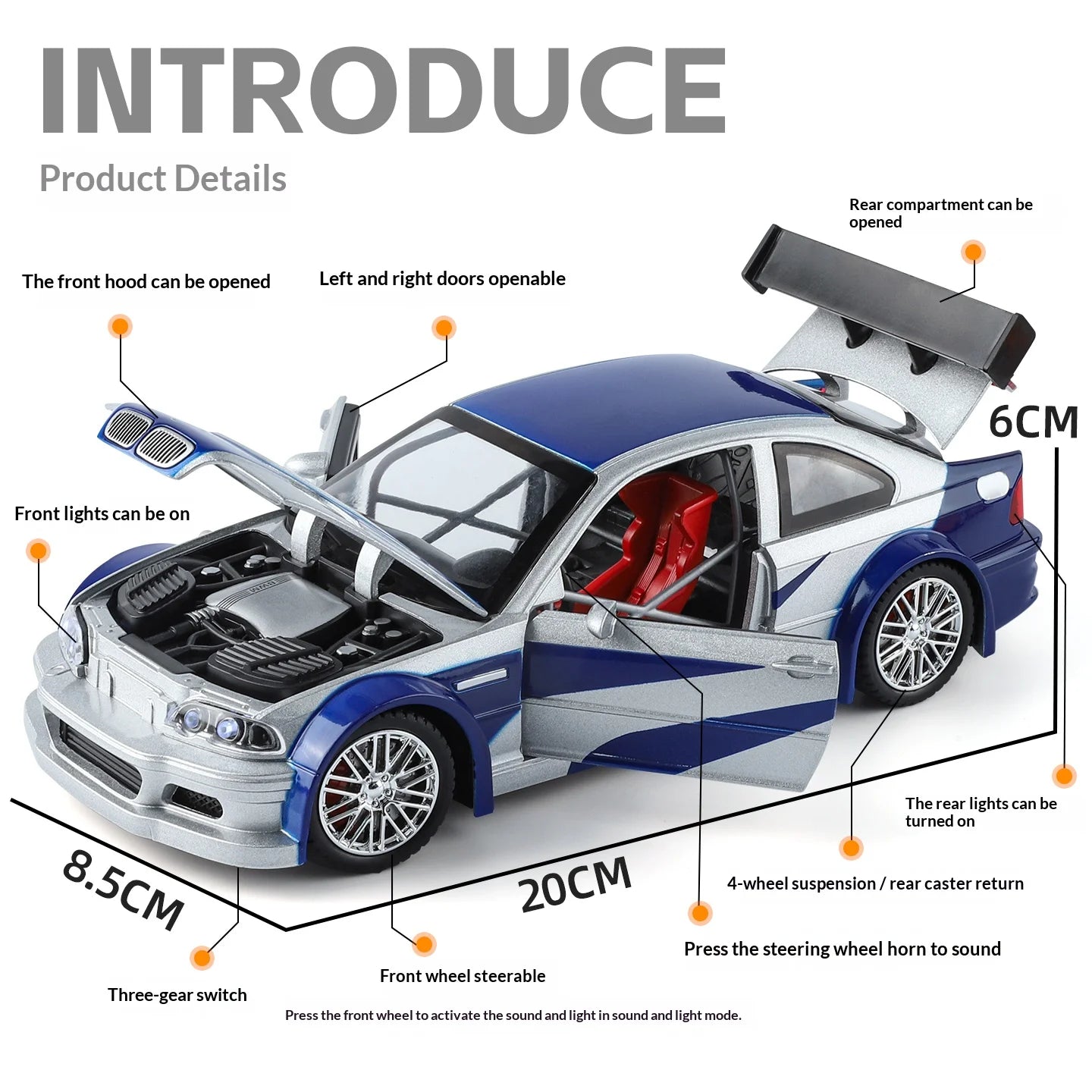 1:24 BMW M3 GTR E46