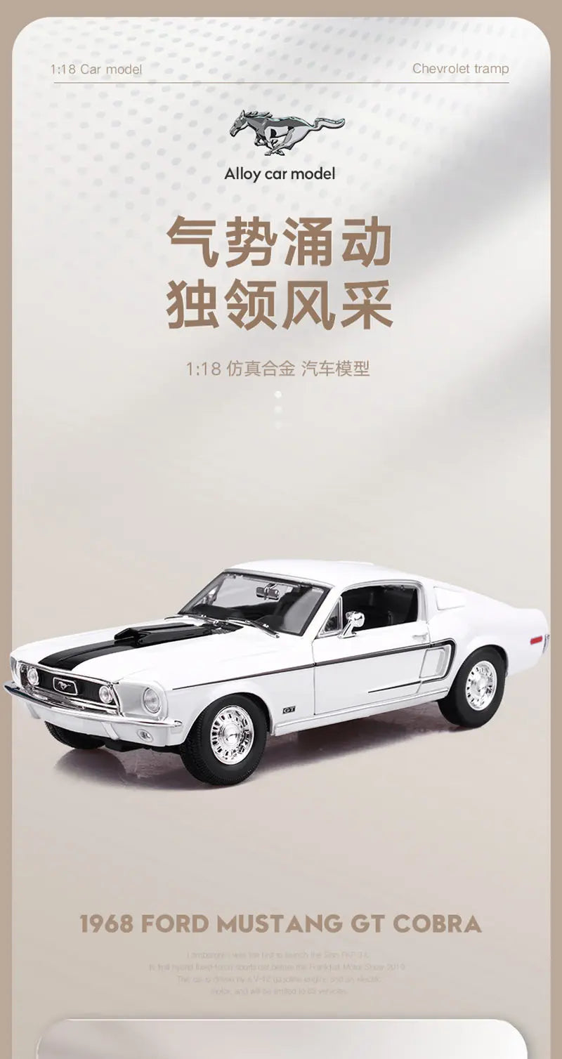 1:18 Ford Mustang GT Cobra Jet 1968