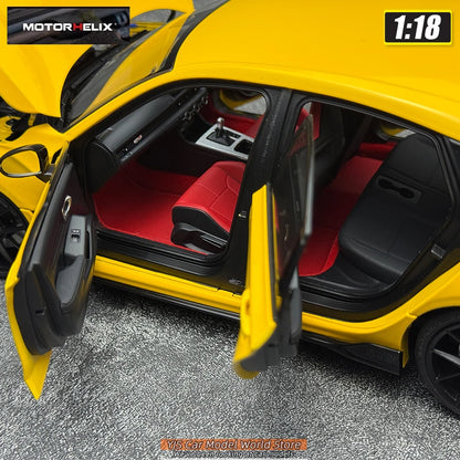 MOTORHELIX 1/18 Honda Civic Type R FL5  Die-casting  automotive model  collection  static display piece  holiday gift