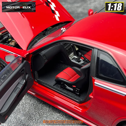 MOTORHELIX  1:18 scale new  Skyline R34 CUSTOMIZED VERSION car model static display festive gift collection