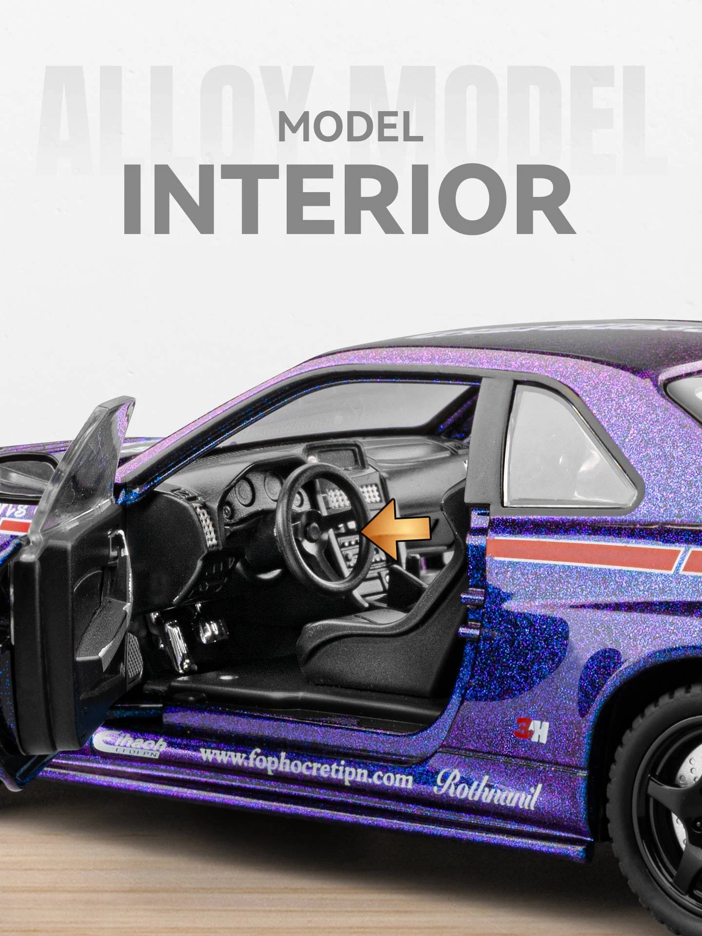 1:24 Ares Silvia Skyline GTR R34