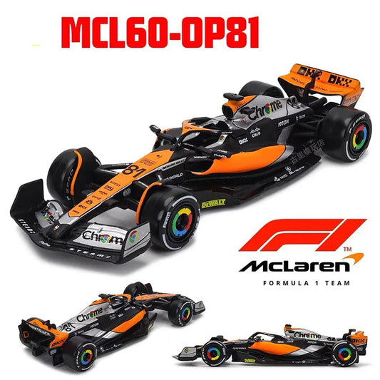 1:24 MCL60 2023 #81 Oscar Piastri 4# Lando Norris P2 British GP Mclaren F1