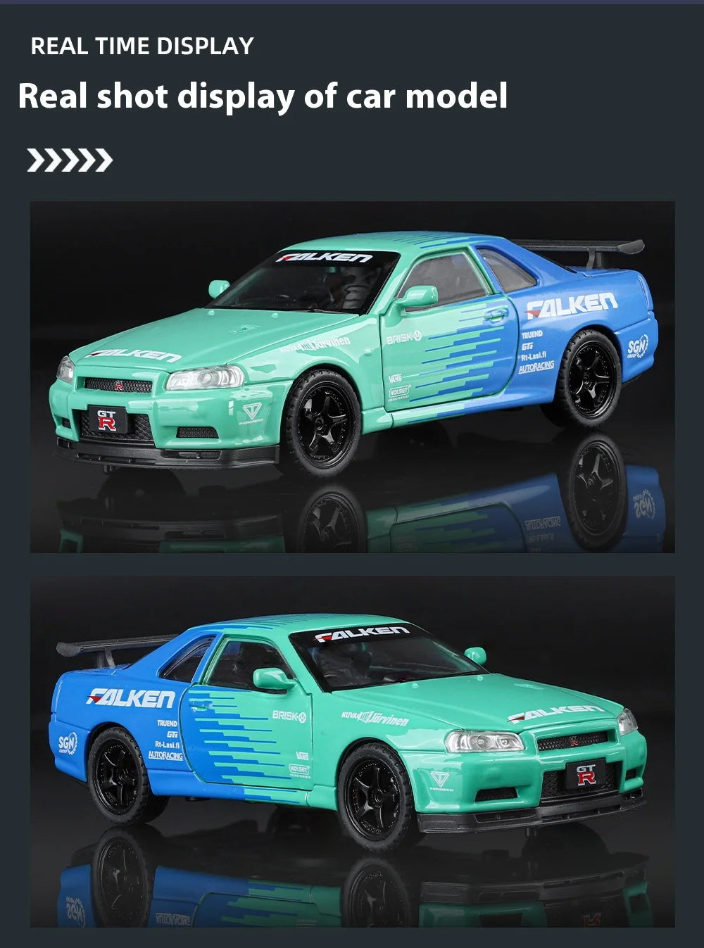 1:32 Nissan GTR Skyline R32 Paint Simulation