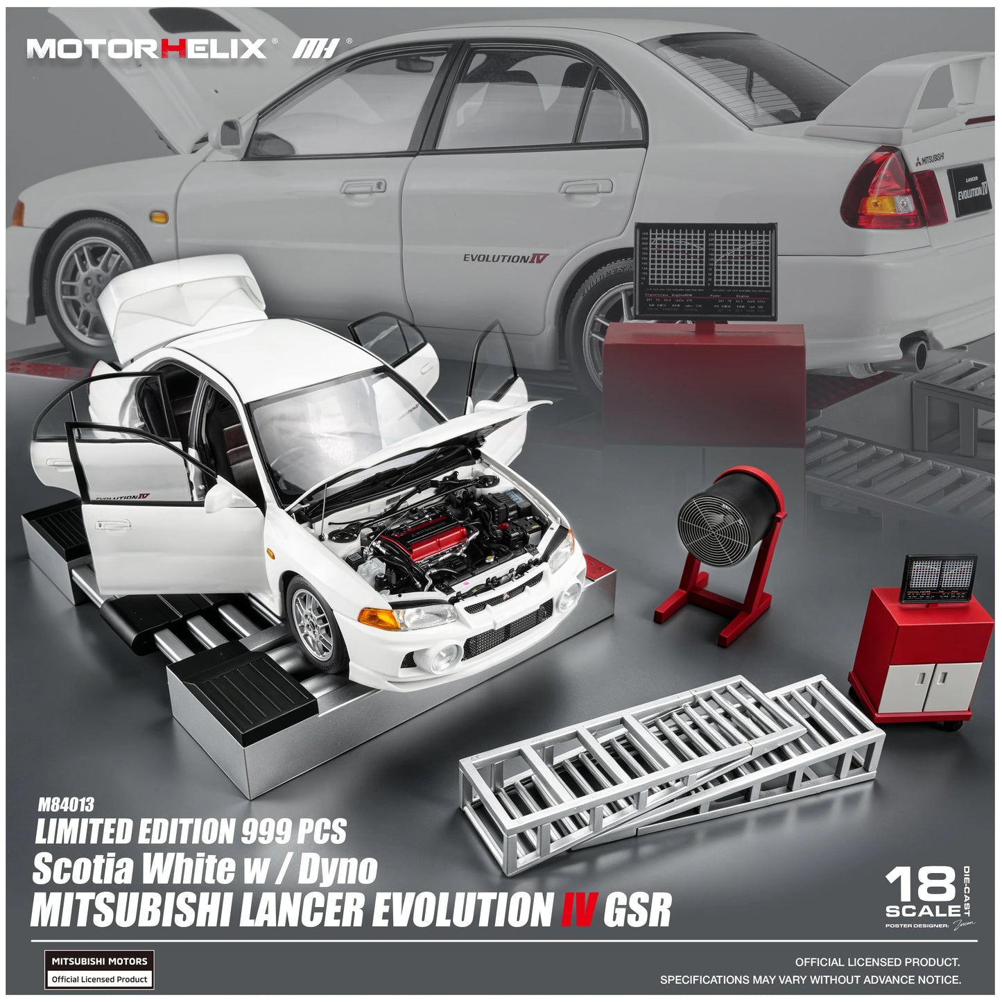 1:18 Mitsubishi Lancer Evolution IV GSR