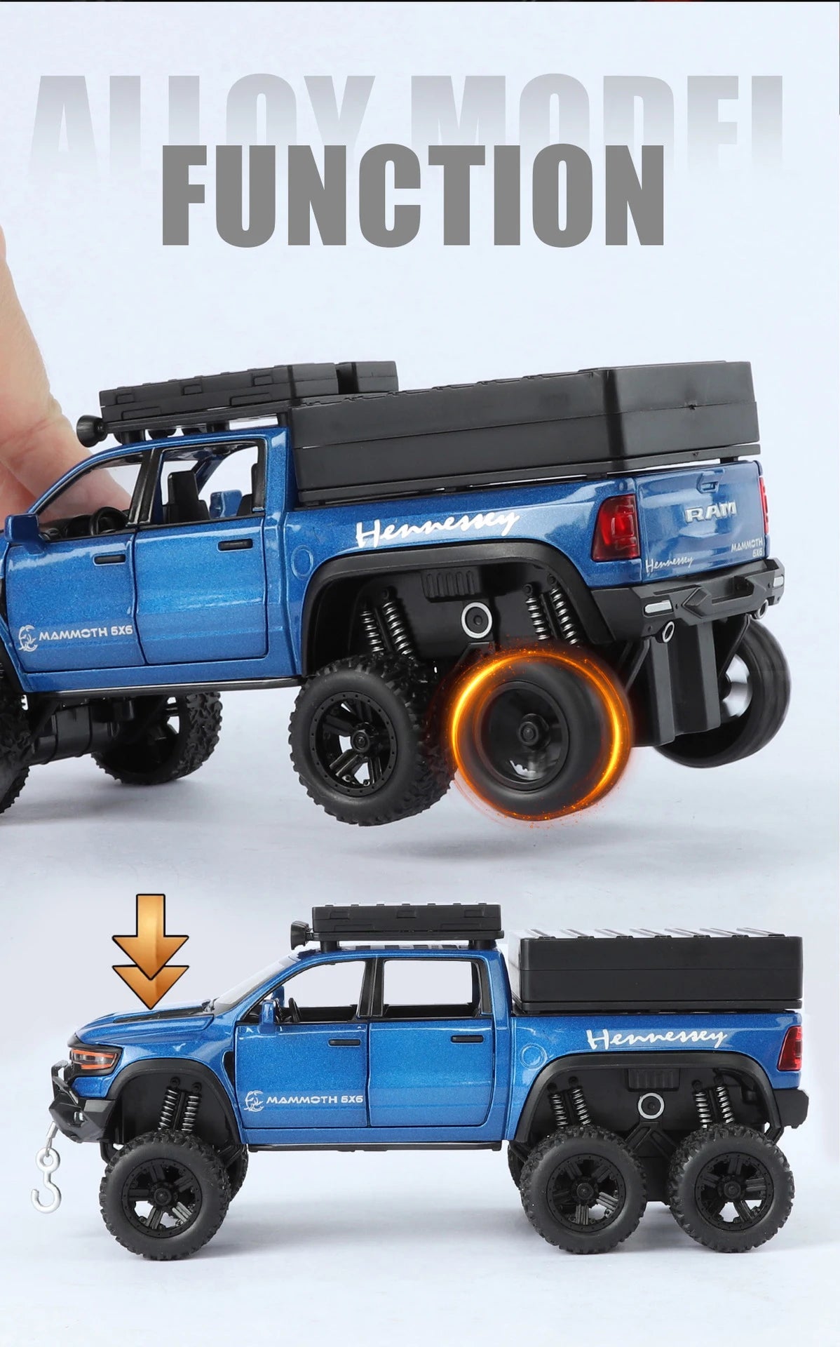 1:32 Dodge Tyrannosaurus RAM Pickup