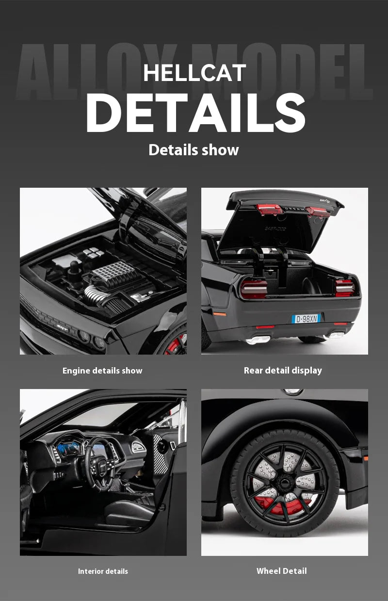 1:24 Dodge Challenger Hellcat Redeye