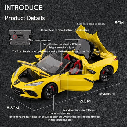 1:22 Corvette C8 convertible