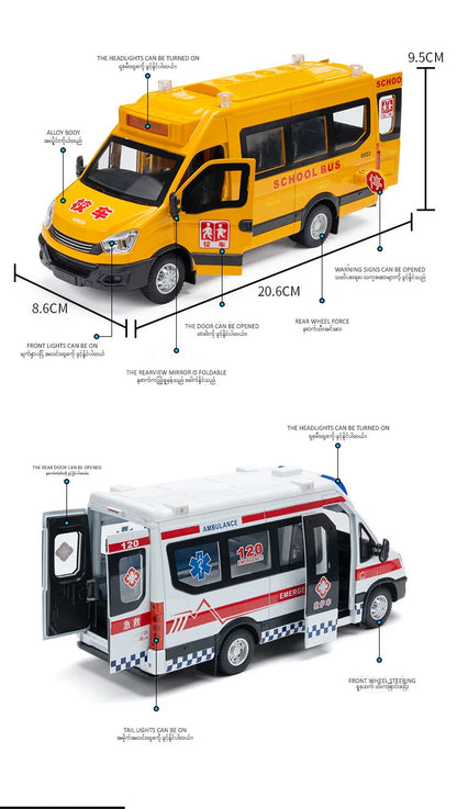 1:24 School Bus Diecast
