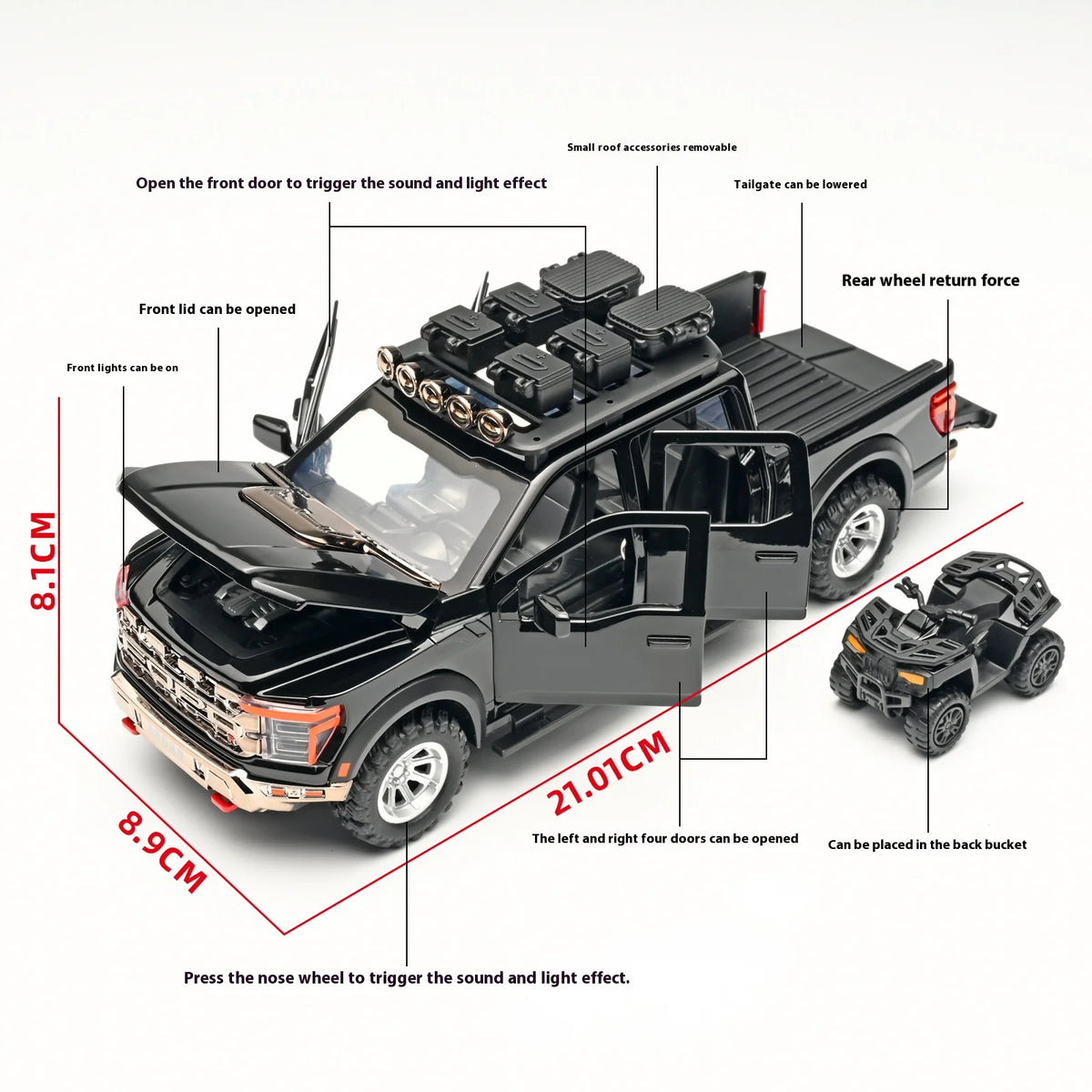 1:24 Ford Raptor Pickup F-150