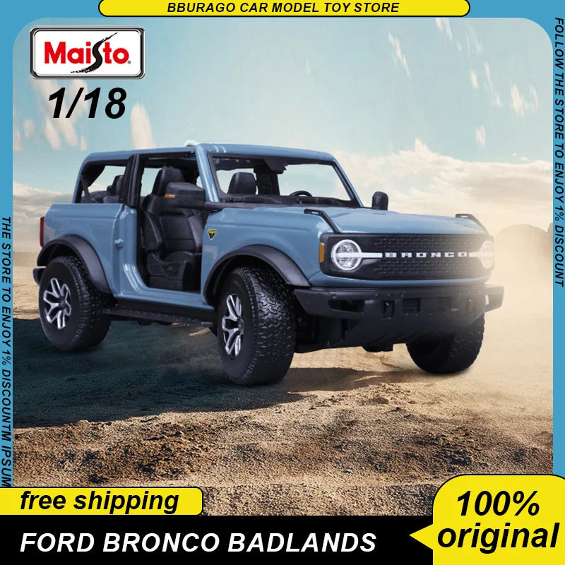 1:18 2021 Ford Bronco Badlands Wildtrak