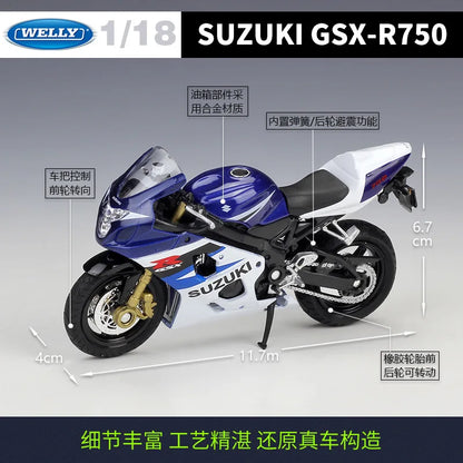 1:18 Suzuki Gsx-r750 R 750
