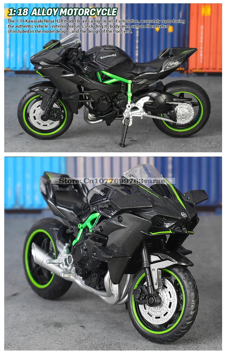 1:18 Kawasaki Ninja H2R  GSX-R1000 YAMAHA YZF-R1