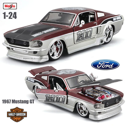1:24 Harley joint venture 2017 Chevrolet Camaro ZL11967 Ford Mustang GT