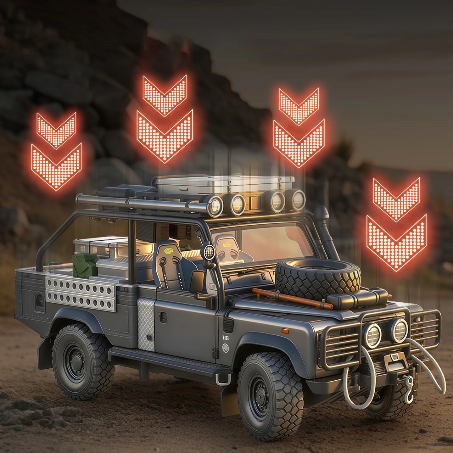 1:24 Land Range Rover Defender 110 Tomb LE