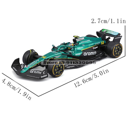 1:43 F1 2025 Aston Martin AMR25 14# Fernando Alonso 18# Lance Stroll