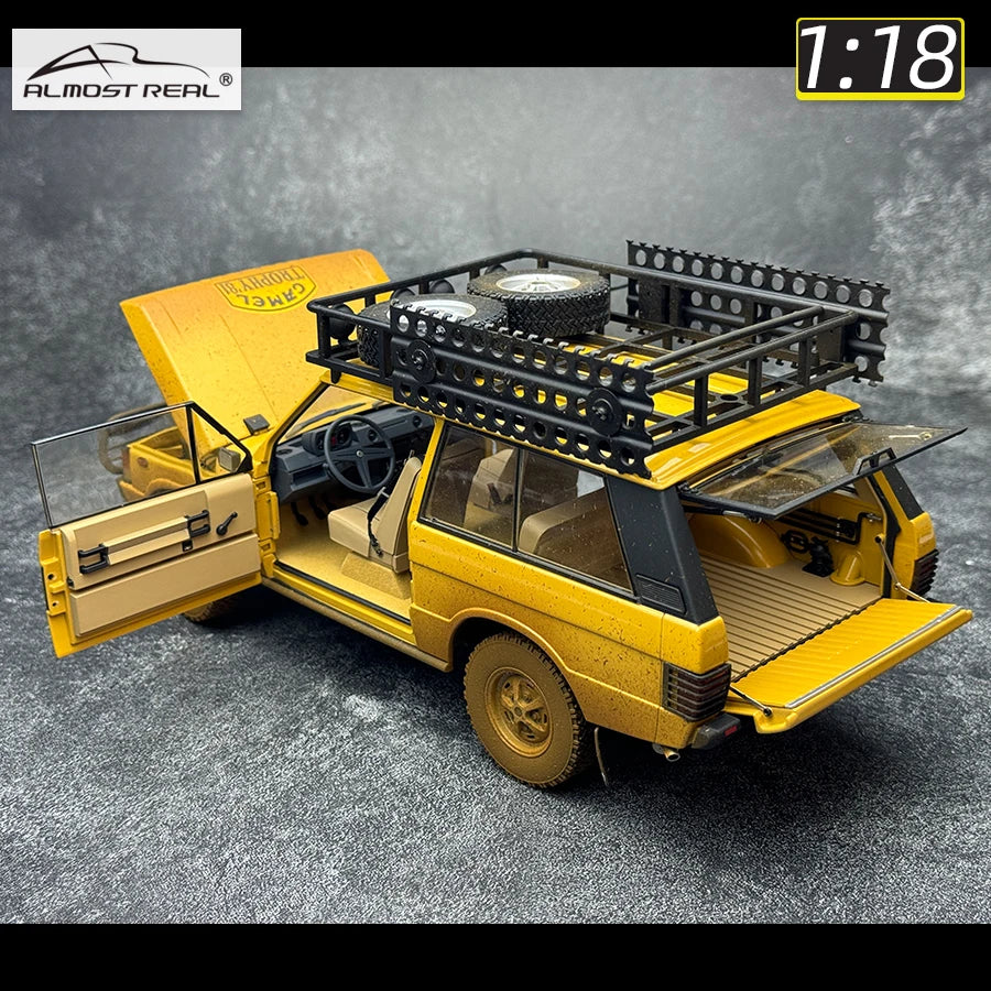 1:18 Land Rover Range Rover "CAMEL TROPHY" SUMATRA 1981 DIRTY VERSION