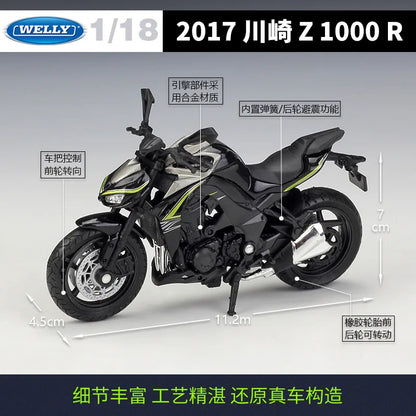1:18 2017 Kawasaki Z1000r