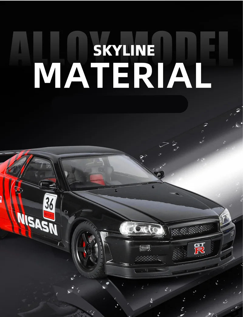 1:18 Nissan Skyline Ares GT-R GTR R34