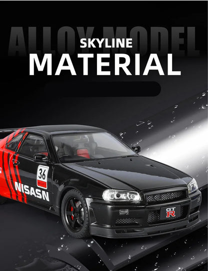 1:18 Nissan Skyline Ares GT-R GTR R34
