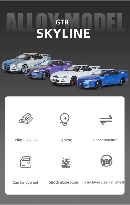 1:18 GTR GT-R R34 Skyline Ares
