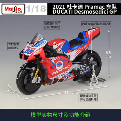 1:18 2021 GP Racing Ducati Pramac
