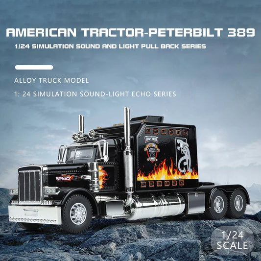 1:24 American tractor-Peterbilt 389