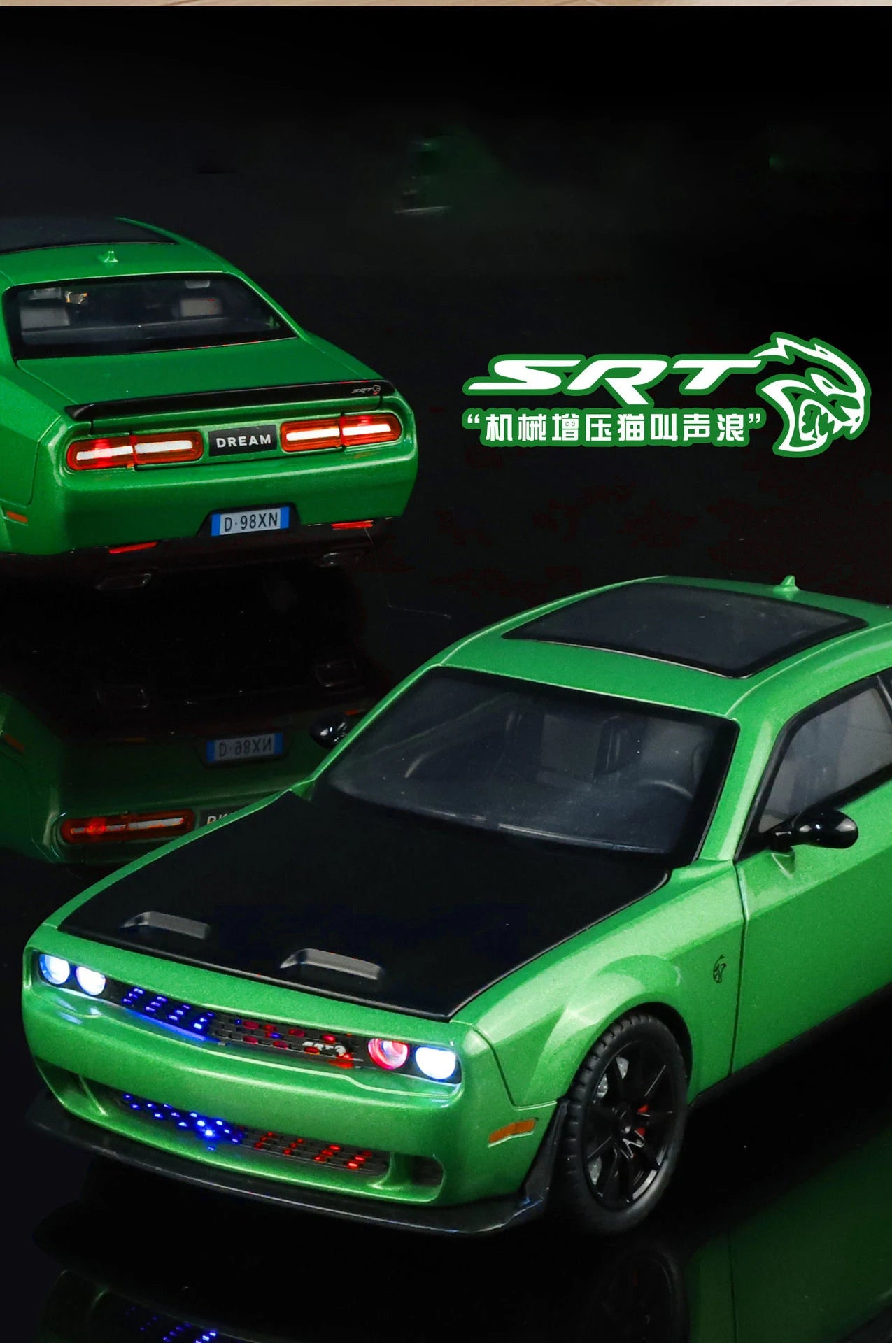 1:24 Dodge Challenger SRT Hellcat