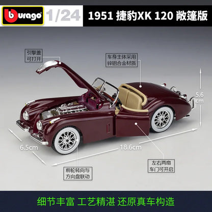 1:24 Jaguar 1951 Xk120 Roadster