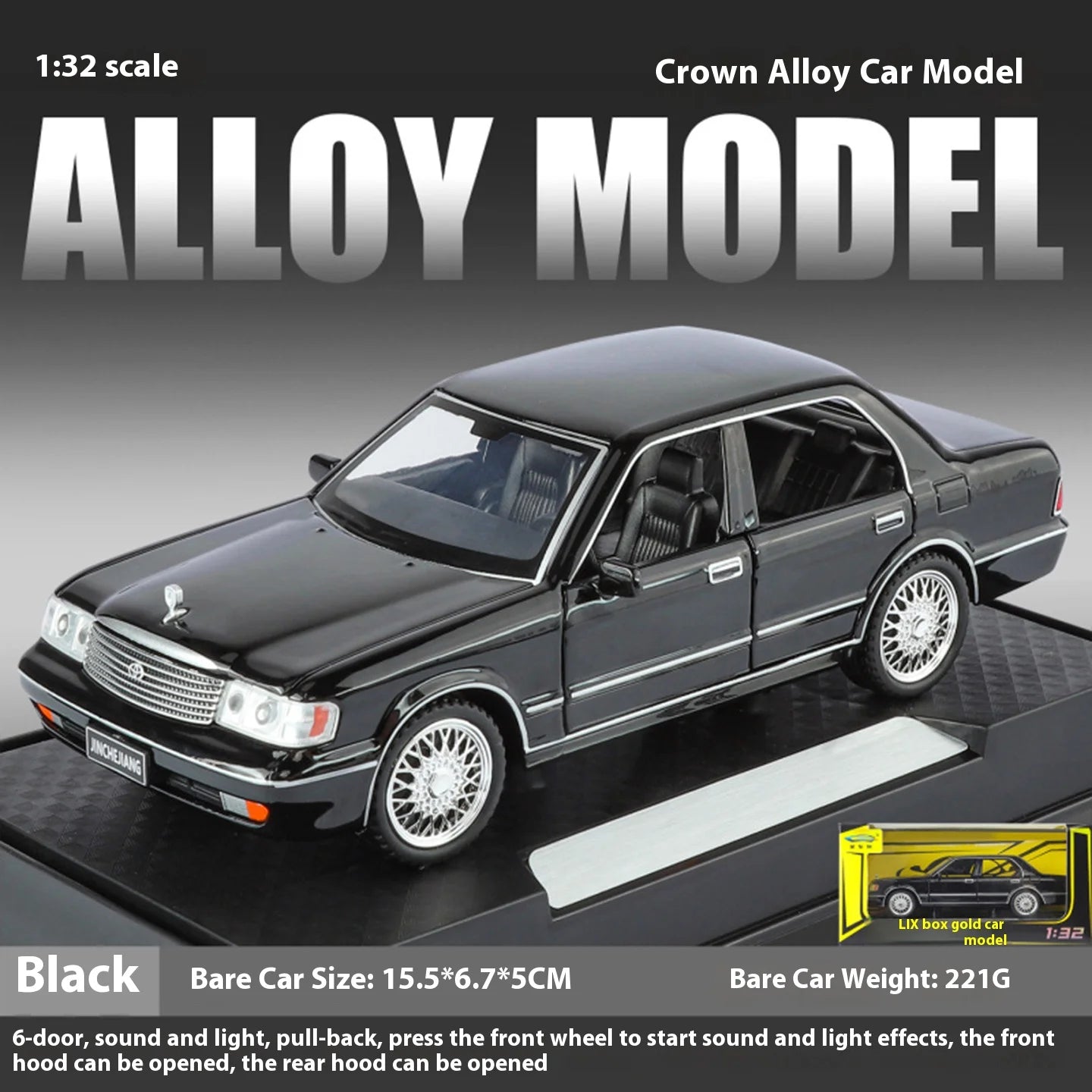 1:32 Toyota Crown GR86
