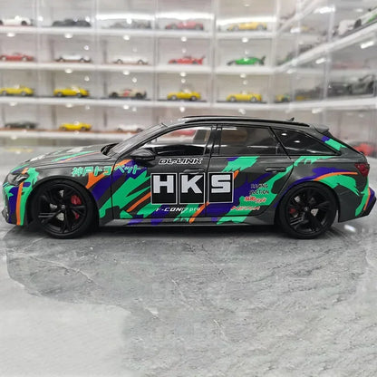 1:18 2021 Audi Rs6 Avant C8 Hks Paint Limited Edition