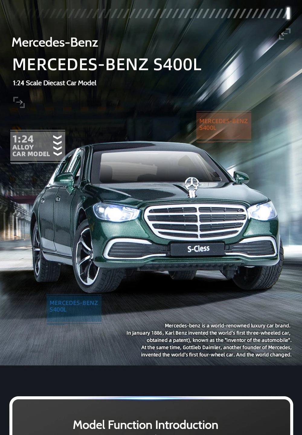 1:24 Mercedes Maybach S400
