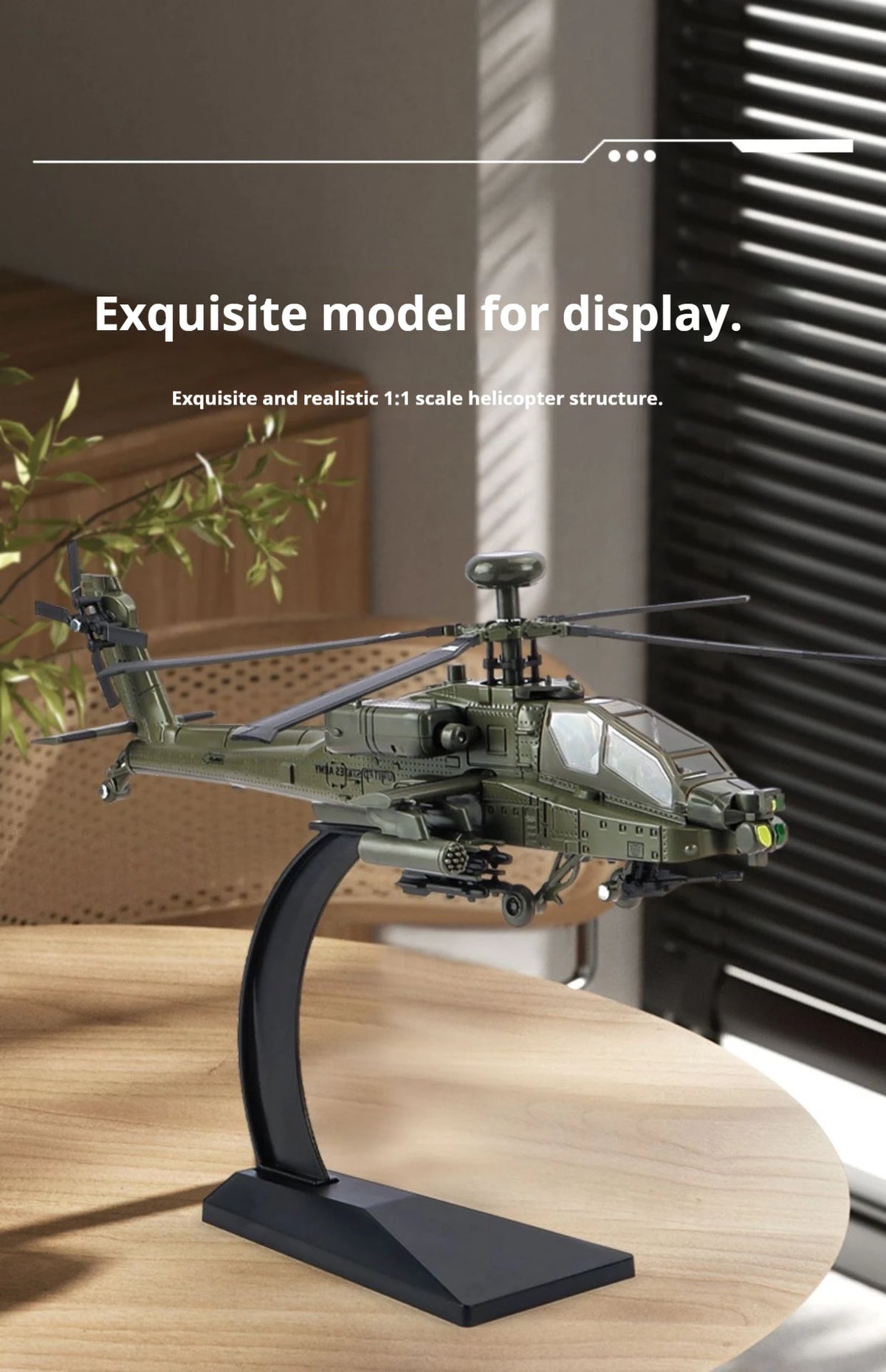 1:64 AH-64 Apache Black Hawk