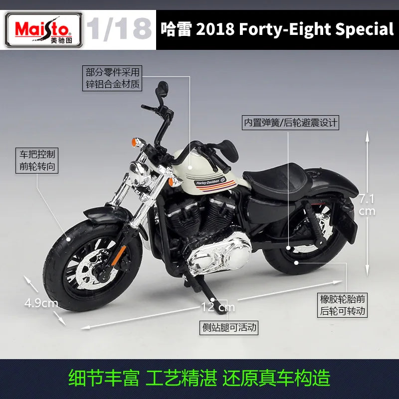 1:18 Harley 2018 Forty Eight Special Imitation