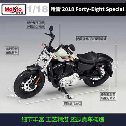 1:18 Harley 2018 Forty Eight Special Imitation