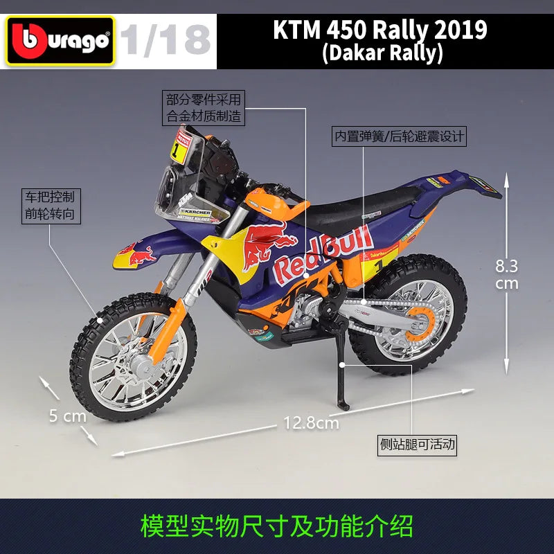 1:18 Ktm 450 Rally 2019 Rally
