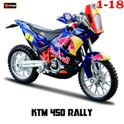1:18 KTM 990 GSX-R1000 YAMAHA Ducati 450F