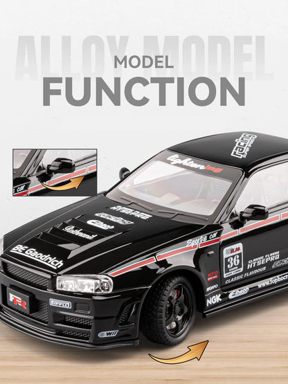 1:24 Ares Silvia Skyline GTR R34